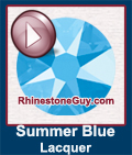 Swarovski Summer Blue Lacquer