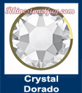 Swarovski Rimmed Rhinestone Crystal Dorado