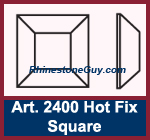Swarovski 2400 Square Hot Fix
