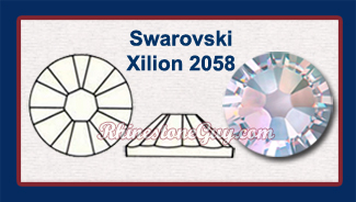 Swarovski 2058 Rhinestone Crystal AB Chart