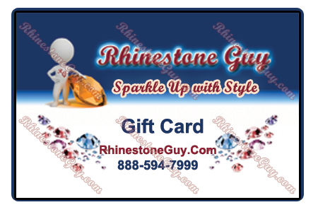 Rhinestone Guy Sample of Gift Card