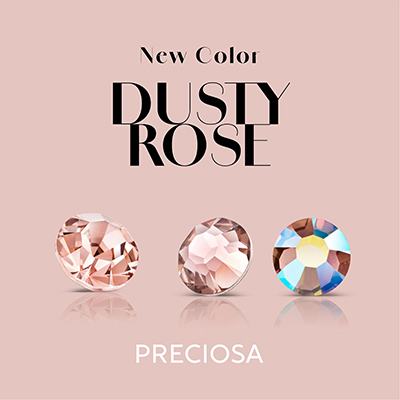 preciosa Dusty Rose Rhinestones