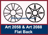 Swarovski 2088 Crystal Lotus Pink DeLite Flat Back Rhinestones (12ss) –  General Bead
